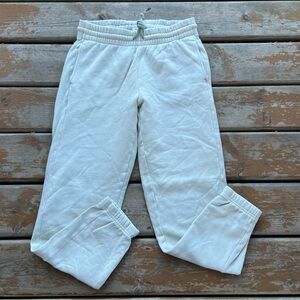 TNA Cream Coloured Joggers - Size Small